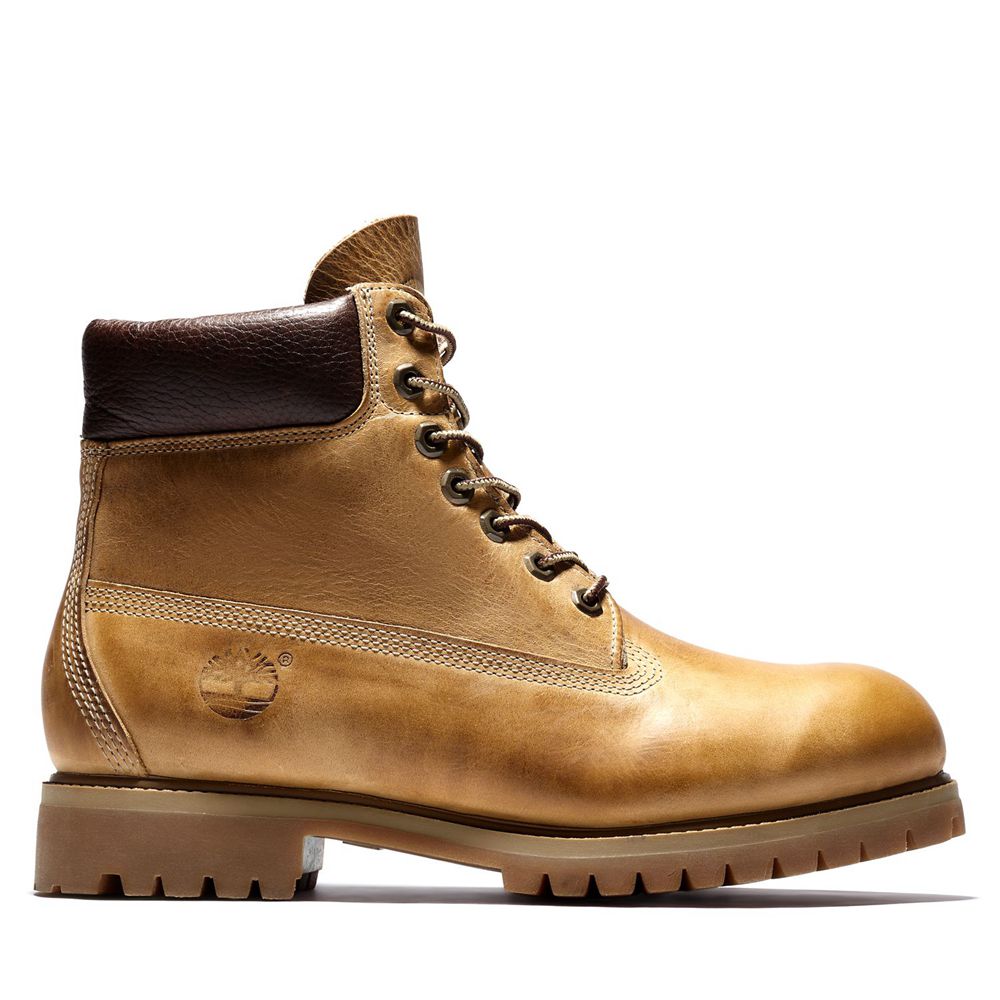 Botas Masculino - Timberland 6-Inch Heritage Impermeavel - JEBCU7451 - Marrom